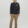 Jack & Jones Junior JcofiloCrew Neck Sn Jnr - Sweatshirt - Black